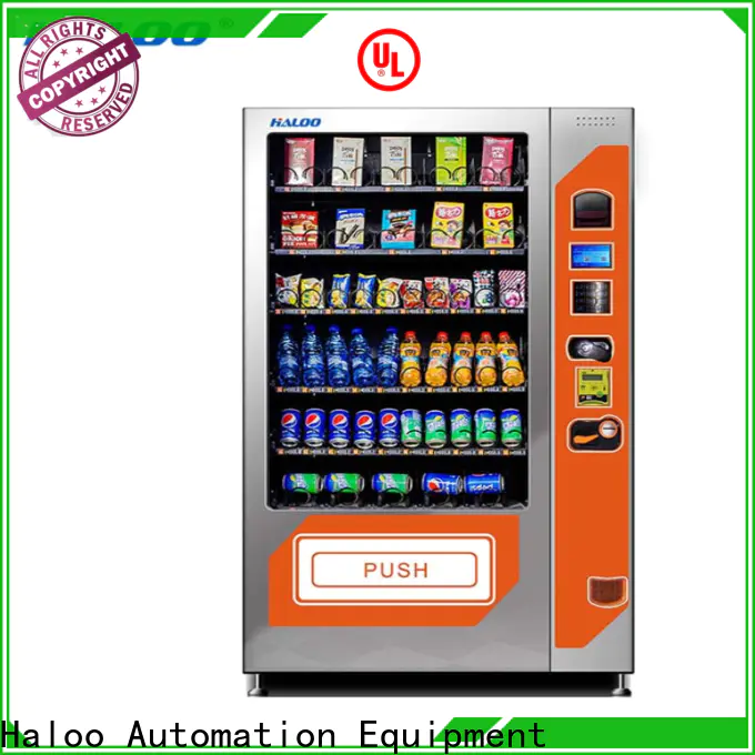 Haloo cold drink vending machine with good price for snack