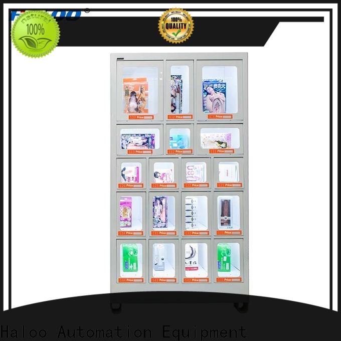 Haloo power-off protection food vending machines manufacturer for adult toys