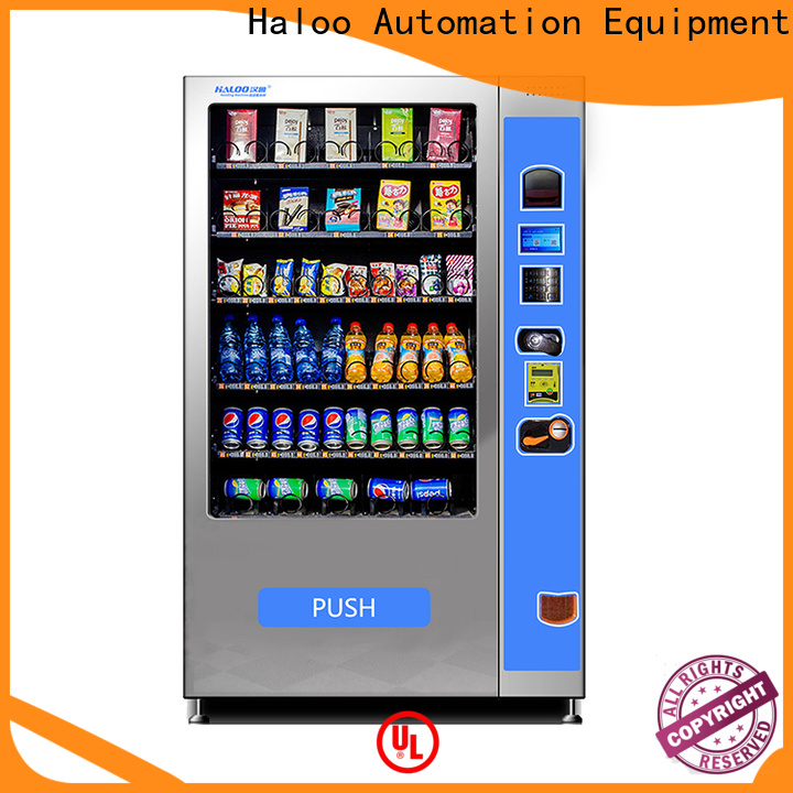 Haloo high quality soda and snack vending machine design
