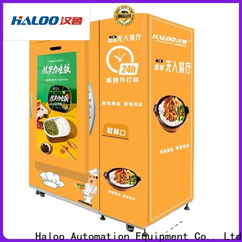 Haloo convenient snack and drink vending machines for sale supplier