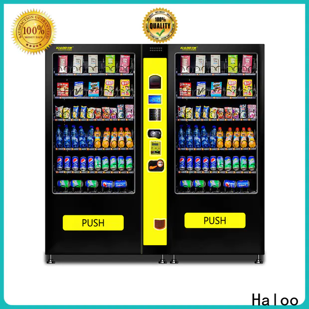 Haloo high capacity snack and drink vending machine series