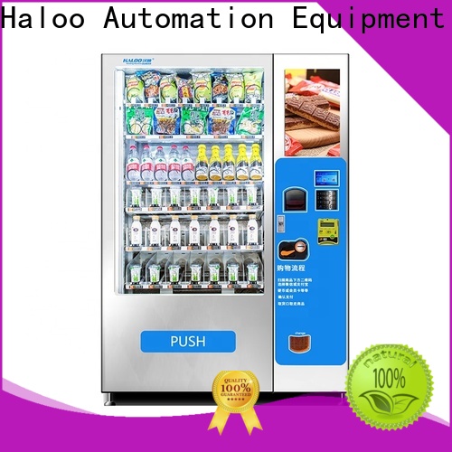 Haloo vending machine with elevator
