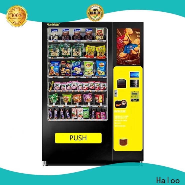 Haloo high quality soda and snack vending machine design
