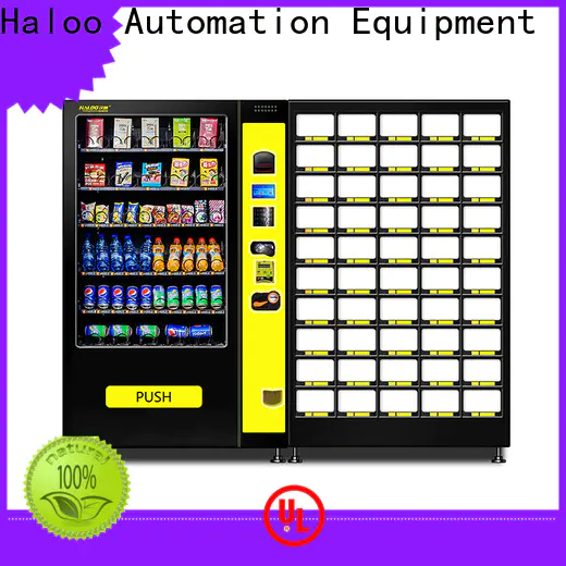Haloo convenient snack and drink vending machines for sale manufacturer