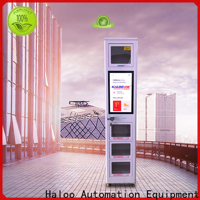 Haloo smart remote management lucky box vending machine design for garbage cycling