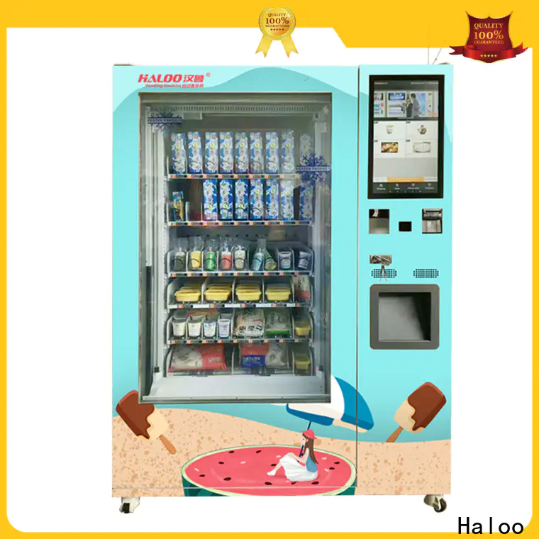 Haloo ice cream vending machine supplier