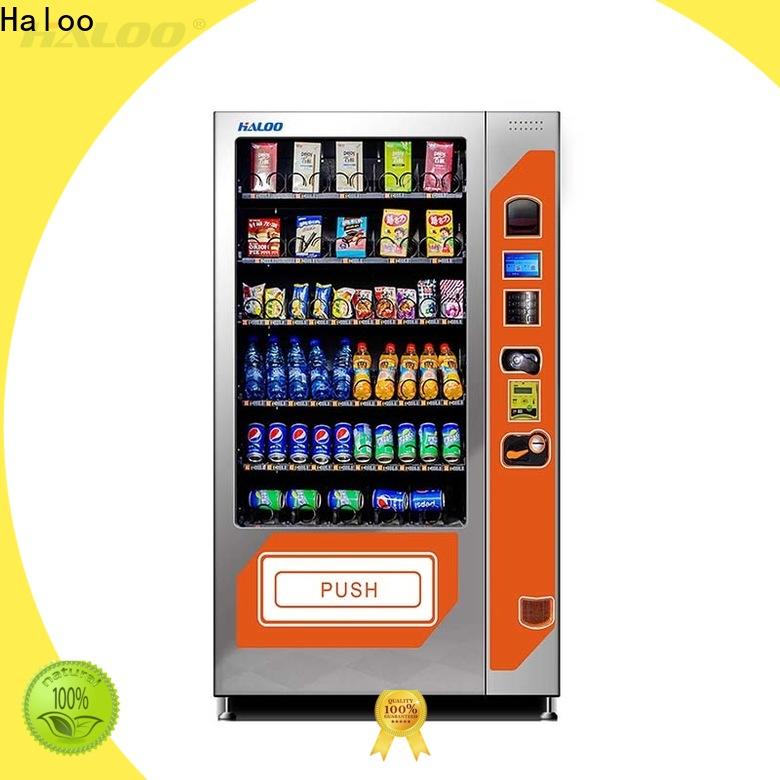 Haloo latest soda snack vending manufacturer for snack