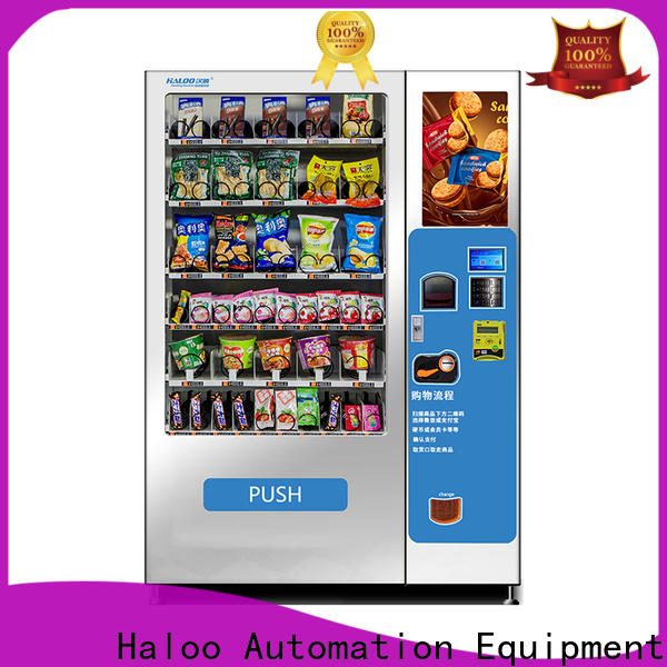Haloo automatic snack and drink vending machines for sale supplier