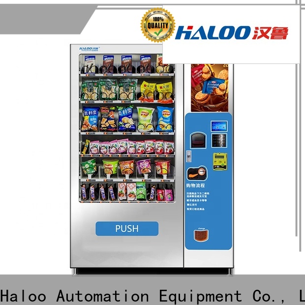 Haloo vending machine with elevator factory for mall