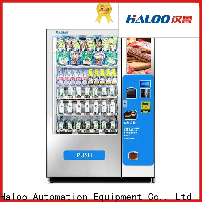 Haloo vending machine with elevator supplier for mall