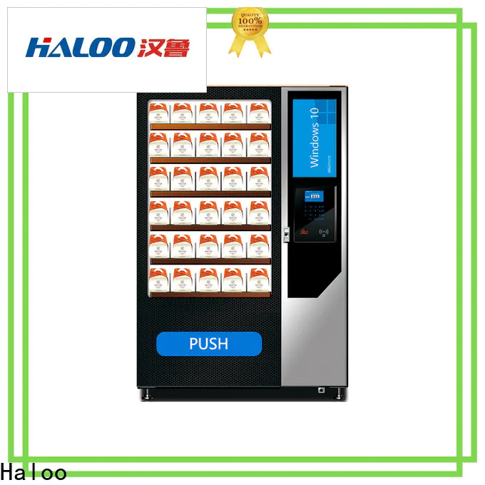 Haloo non refrigerated vending machine manufacturer for snack
