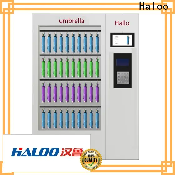 Haloo non refrigerated vending machine factory outdoor