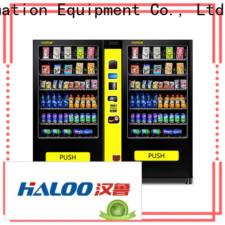 Haloo cost-effective combo vending machines manufacturer outdoor
