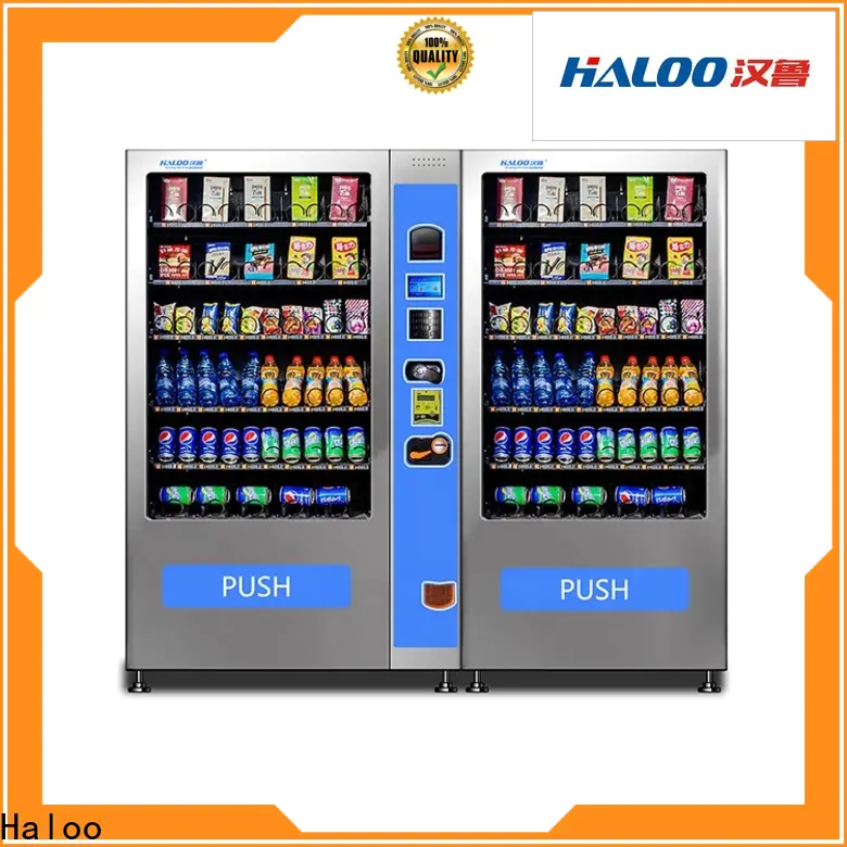 Haloo high quality combination vending machines supplier outdoor