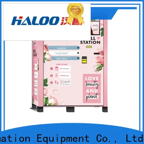 Haloo intelligent non refrigerated vending machine factory