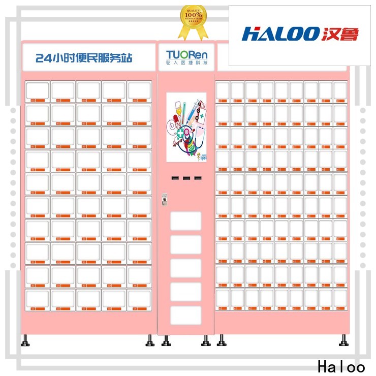 Haloo convenient locker vending machine factory for shopping mall