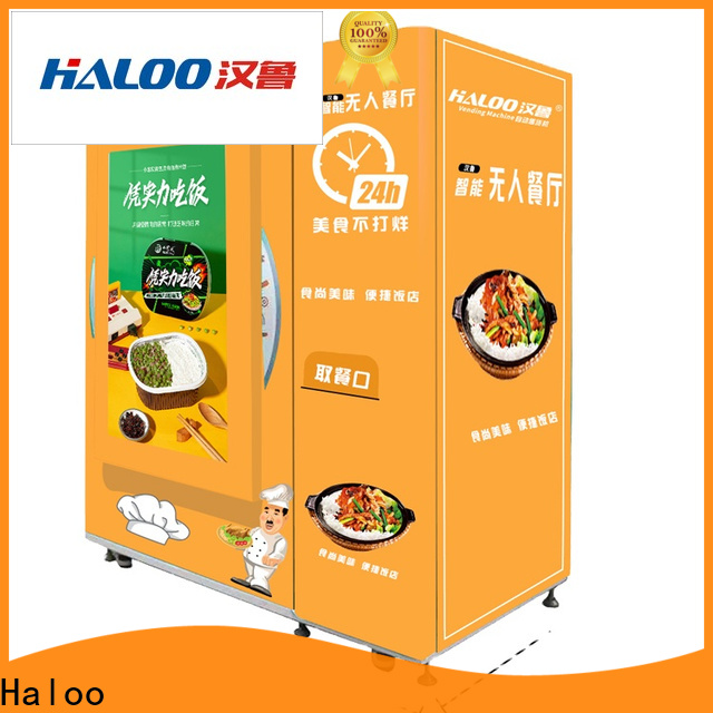 Haloo vending machine with elevator manufacturer for mall