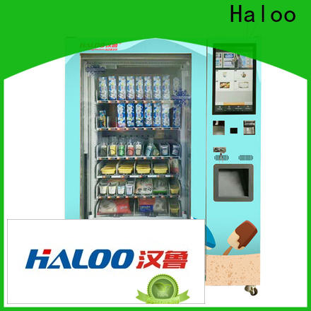 Haloo best ice vending machine supplier for drink