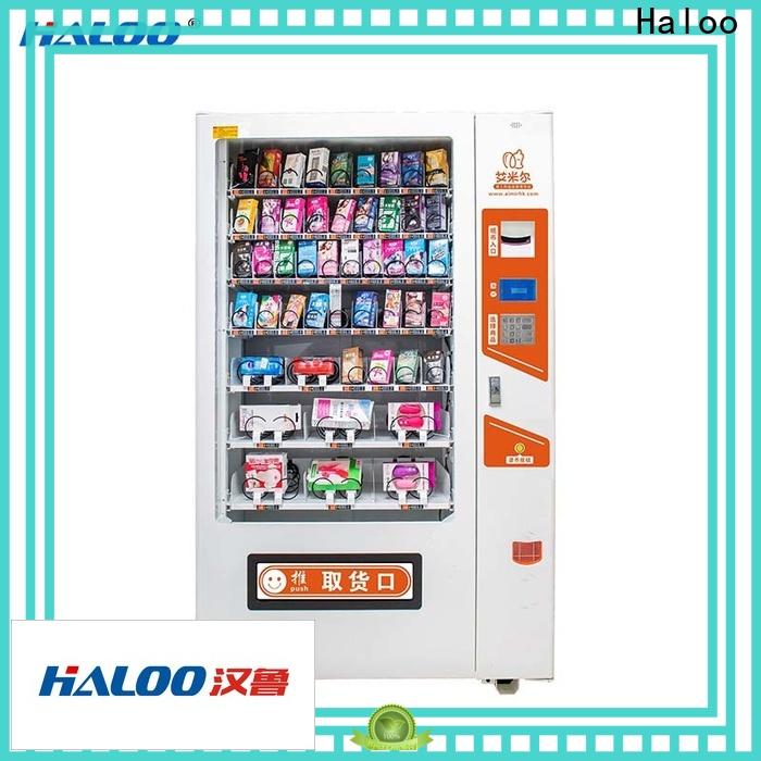 Haloo OEM & ODM combination vending machines supplier for snack