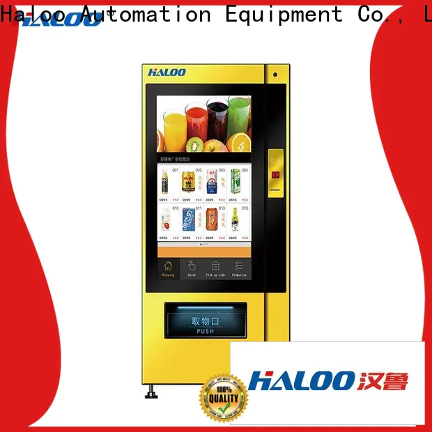 Haloo intelligent drink vending machine wholesale for merchandise