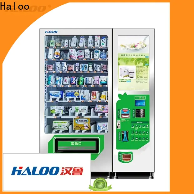 Haloo touch screen vending machine design