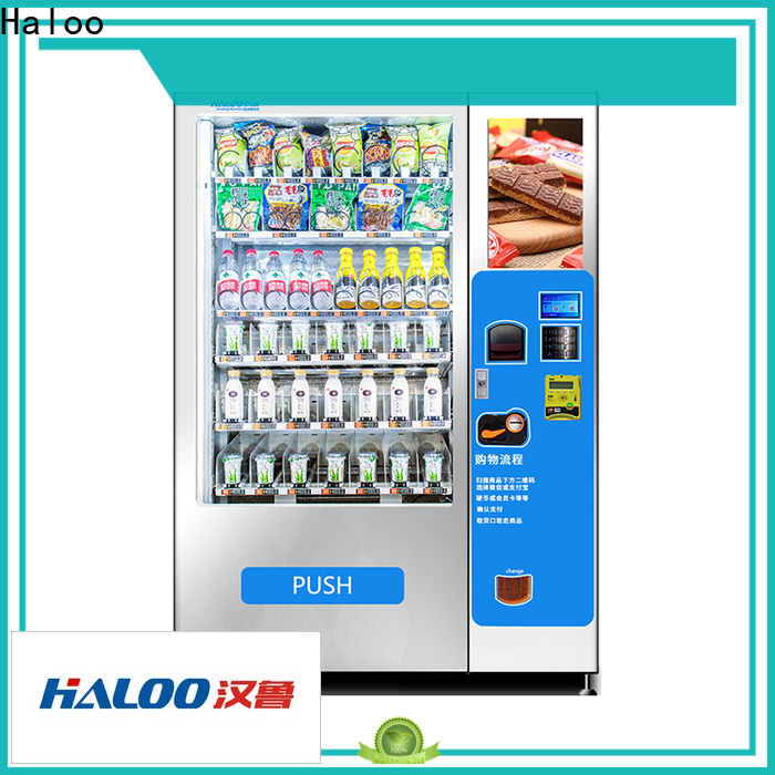Haloo high quality elevator vending machine manufacturer for food