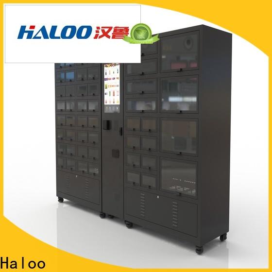 Haloo professional combination vending machines factory for drink