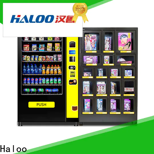 Haloo professional locker vending machines factory for snack