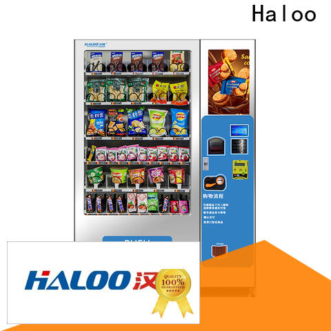 Haloo smart vending machine with elevator wholesale for drink
