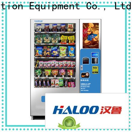 Haloo intelligent elevator vending machine wholesale for snack