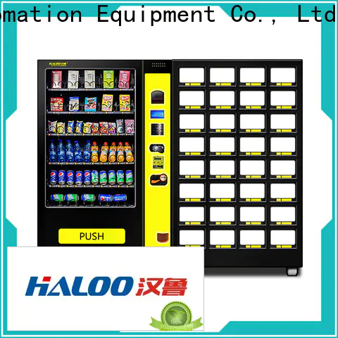 Haloo intelligent locker vending machine factory for snack