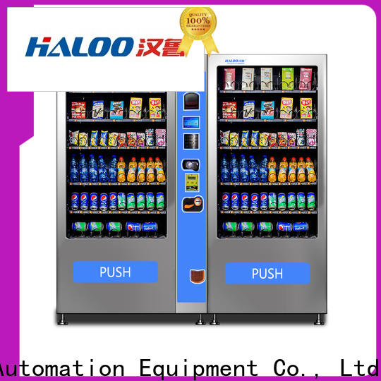 Haloo combination vending machines factory for shopping mall