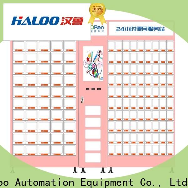Haloo locker vending machine factory