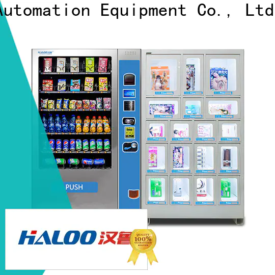 Haloo professional locker vending machines factory outdoor