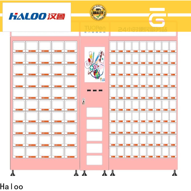 Haloo locker vending machine manufacturer for shopping mall