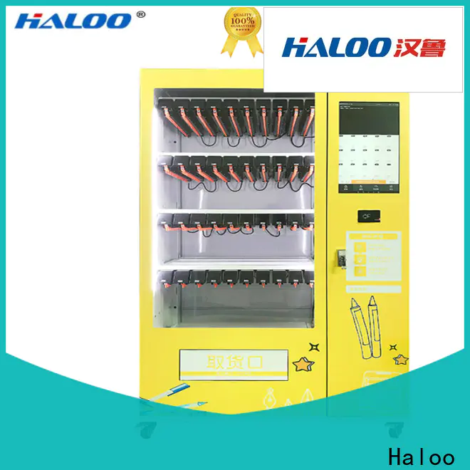 Haloo vending kiosk customized for garbage cycling