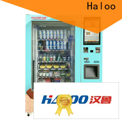 Haloo ice vending machine supplier for snack