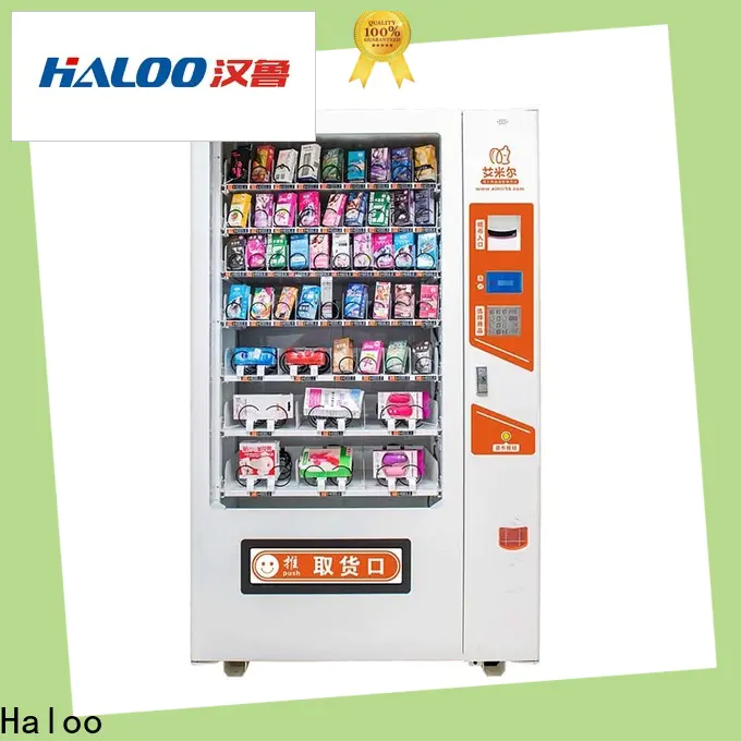 Haloo high quality cheap vending machines factory indoor