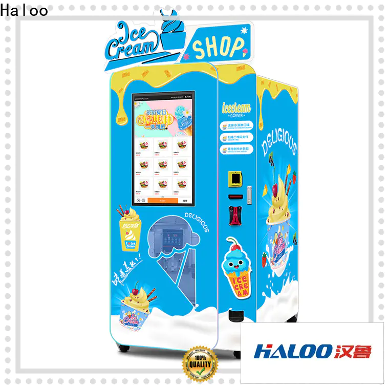 Haloo ice vending machine wholesale for snack