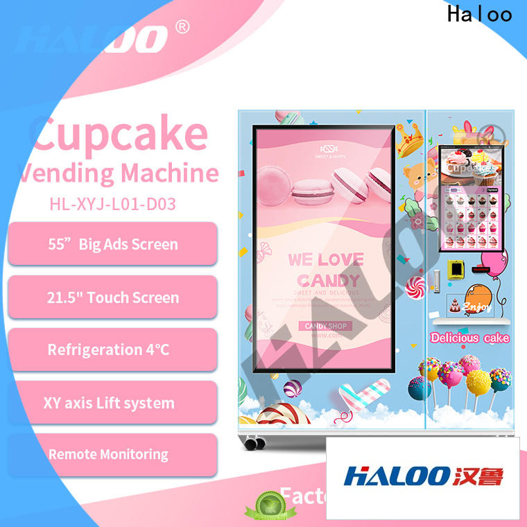 Haloo cupcake vending supplier for convenience store