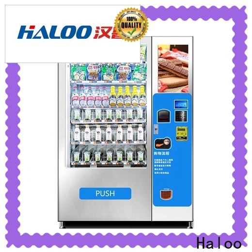 Haloo vending machine with elevator factory for mall