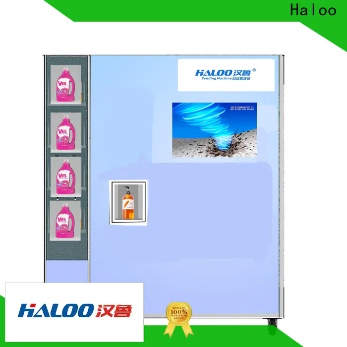 Haloo high capacity non refrigerated vending machine supplier for snack