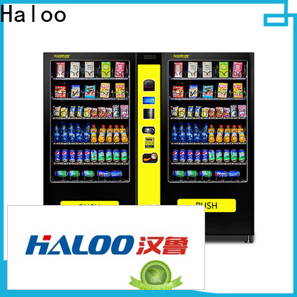Haloo convenient combination vending machines supplier for food