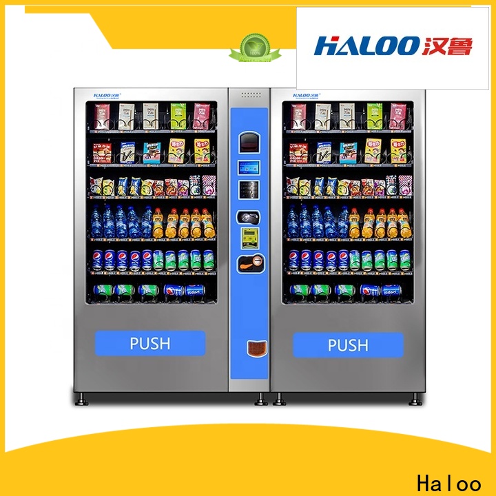 Haloo combo vending machines supplier for drink
