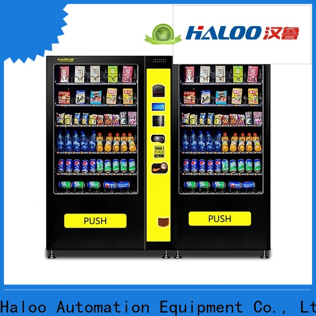 Haloo OEM & ODM combination vending machines factory for food