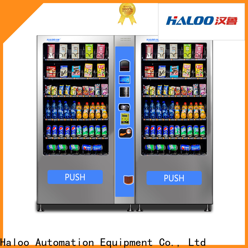 Haloo professional combination vending machines wholesale for food