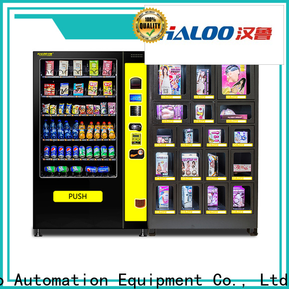 Haloo anti-theft combo vending machines supplier outdoor