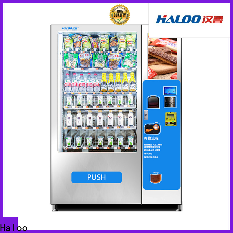 Haloo high quality vending machine with elevator factory for drink