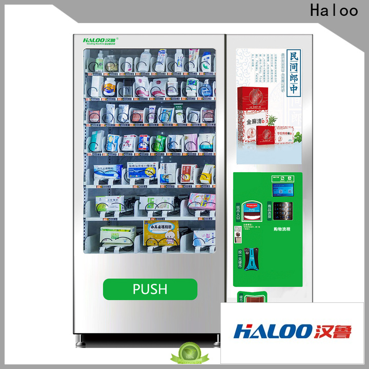 Haloo intelligent elevator vending machine manufacturer for snack