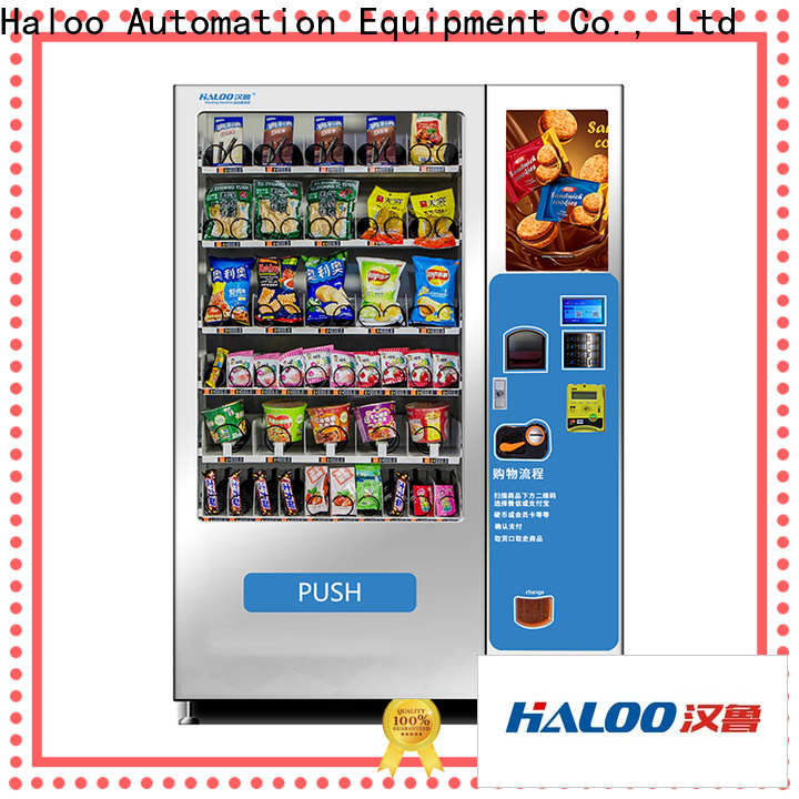 Haloo intelligent elevator vending machine manufacturer for drink